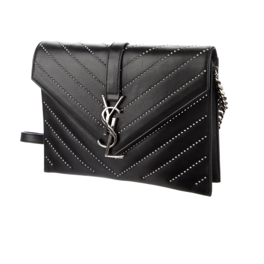 Yves Saint Laurent
Medium Studded Monogram Sulpice Bag